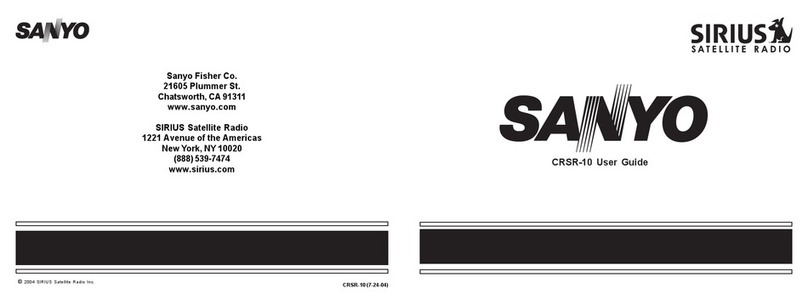 Sanyo SIRIUS STILETTO 10 User manual