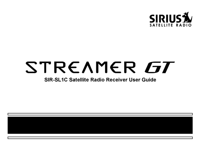 Sirius Satellite Radio Streamer GT SIR-SL1C user guide