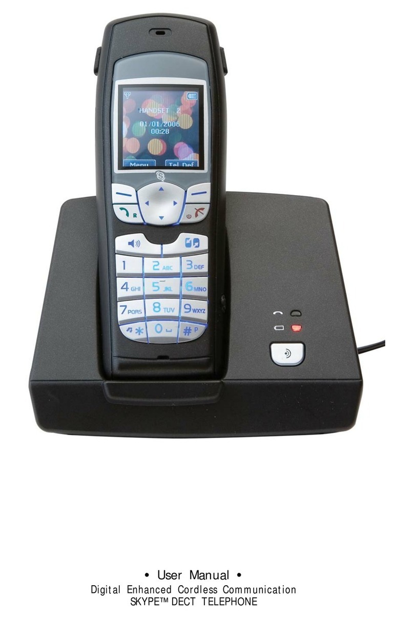 Skype Digital Enhanced Cordless Communication user manual