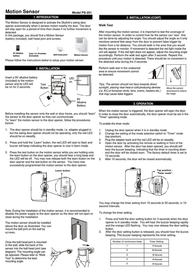SkyLink PS-201 User manual