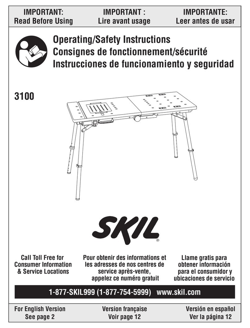 Skil Masters 3100 Assembly instructions Skil Masters 3100 Assembly instructions