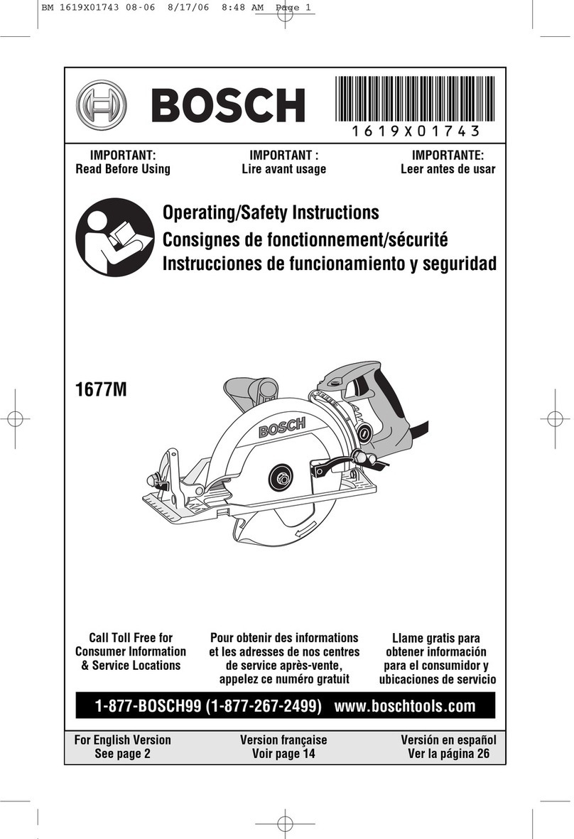 Bosch 1677M Assembly instructions