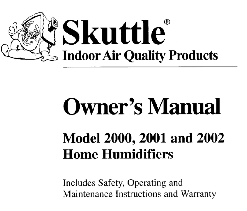 Skuttle Indoor Air Quality Products 2000 User manual