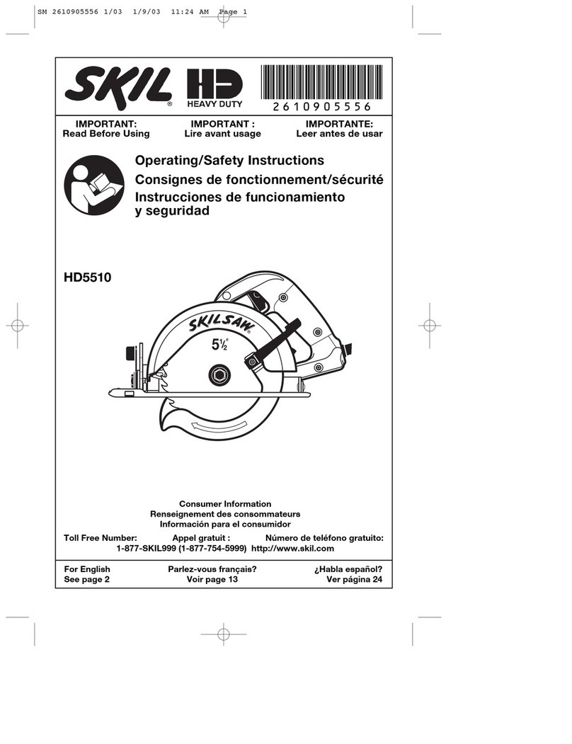 Skil HD5510 Assembly instructions