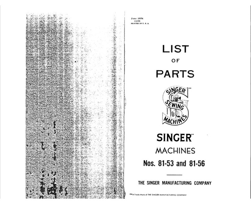 Singer 81-56 parts list