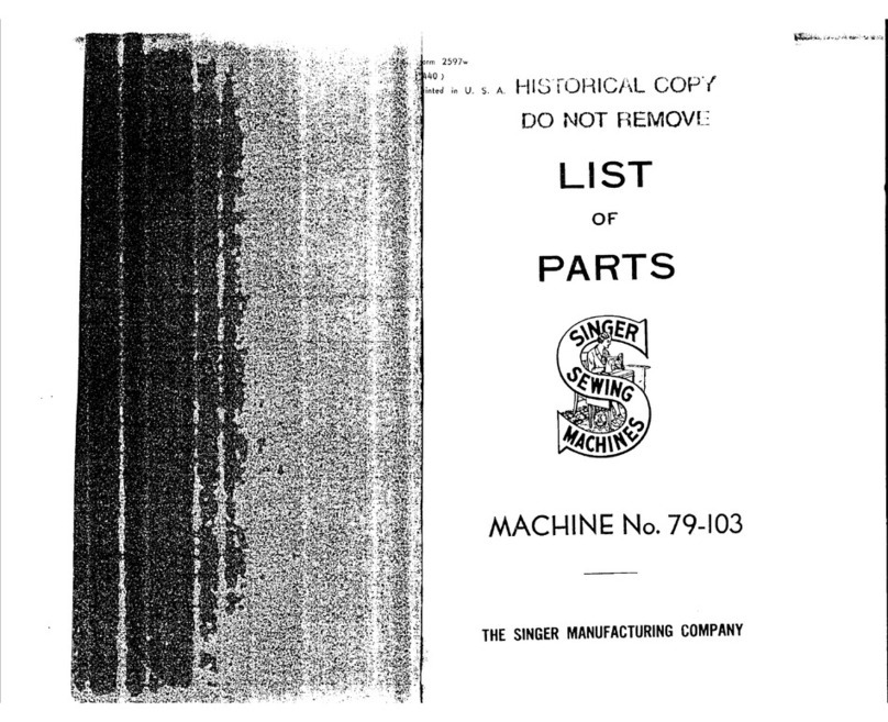 Singer 79-103 parts list