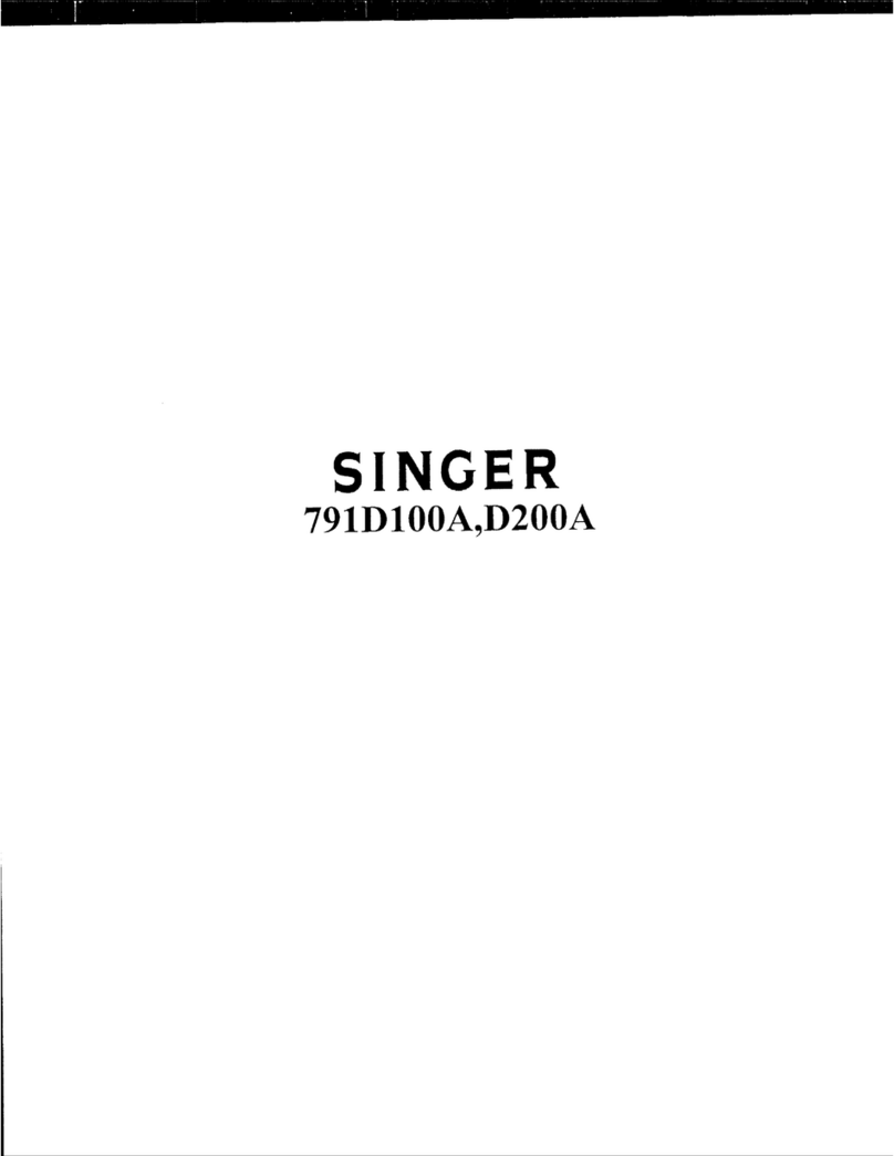 Singer 791D100A parts manual