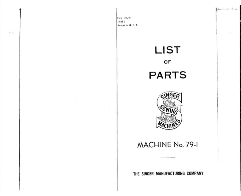 Singer 79-1 parts list