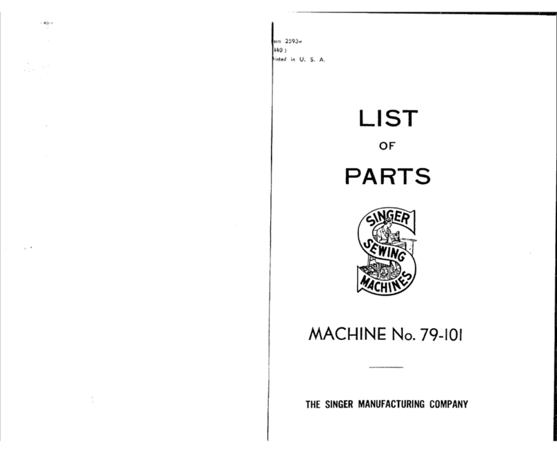 Singer 79-101 parts list