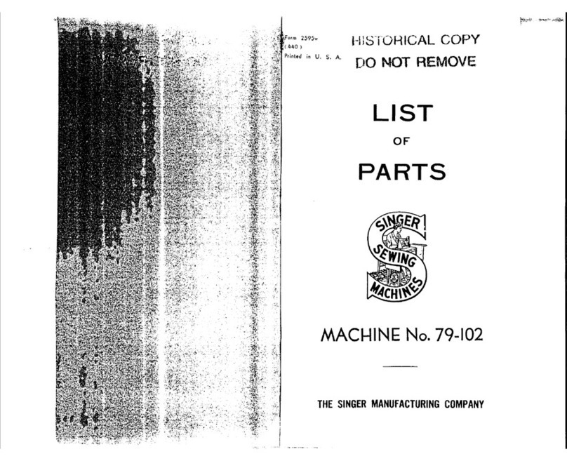 Singer 79-102 parts list