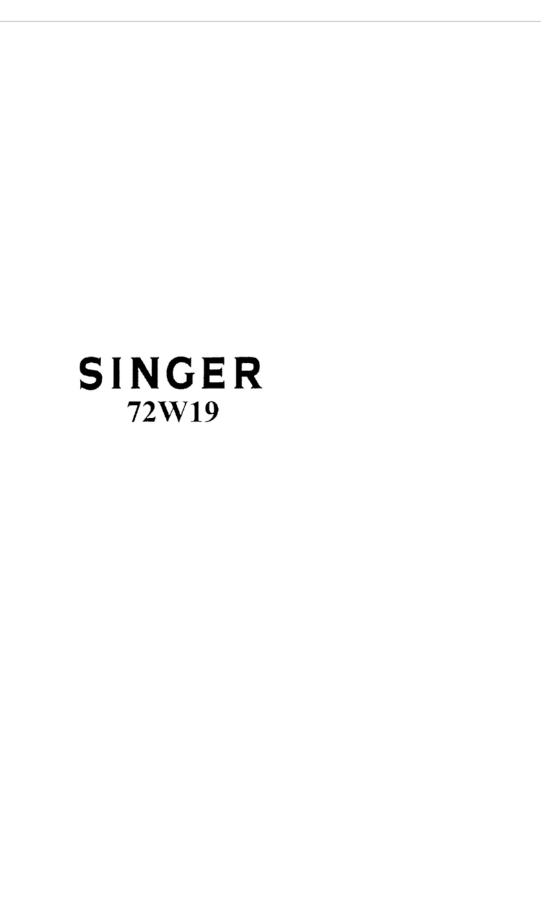 Singer 72W19 parts list