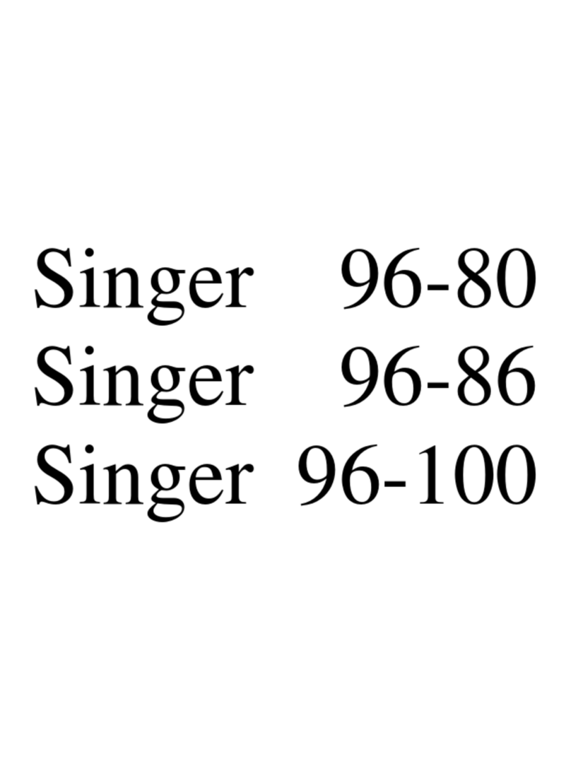 Singer 96-100 List of parts