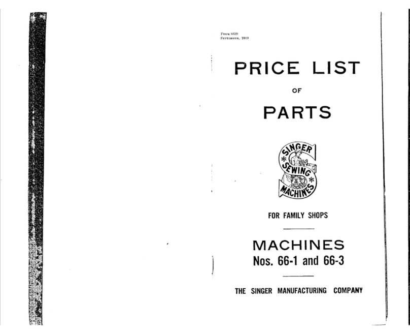 Singer 66-1 parts list