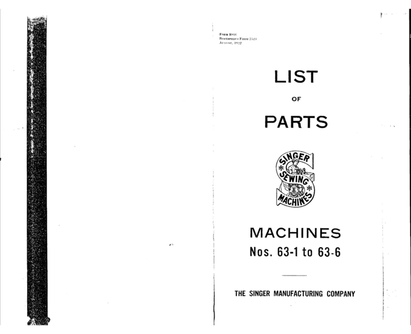 Singer 63-1 parts list
