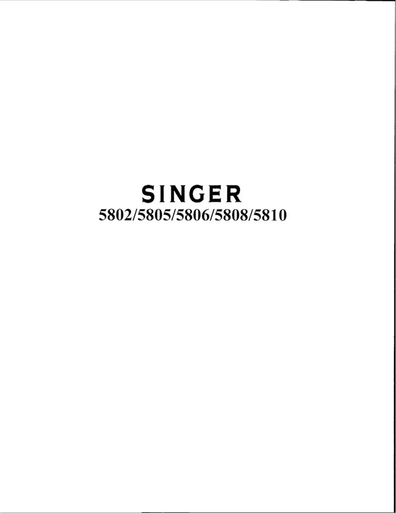 Singer 5802 User manual