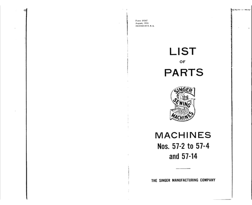 Singer 57-14 parts list