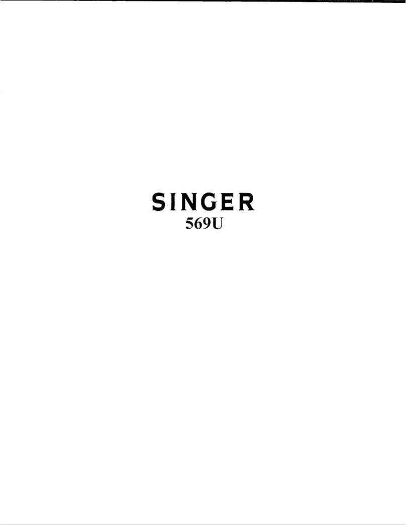 Singer 569U Setup guide Singer 569U Setup guide