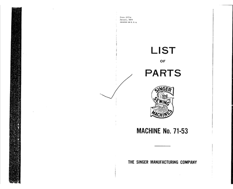 Singer 71-53 parts list