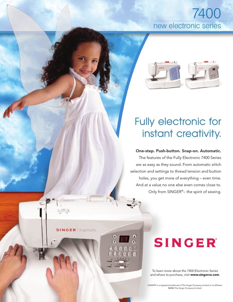 Singer Advance 7422 User manual