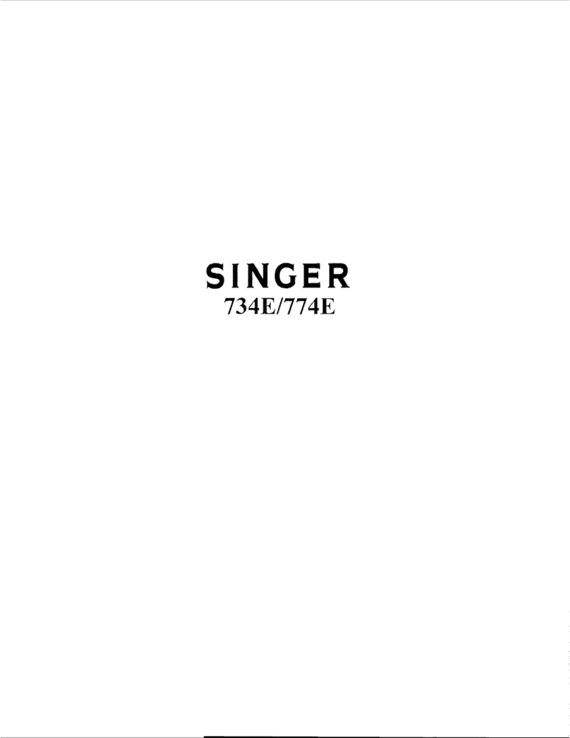 Singer 734E parts list