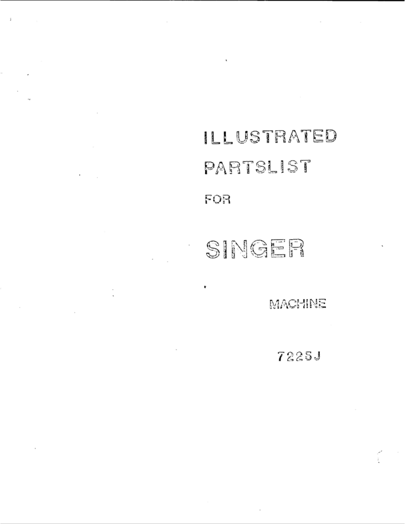 Singer 7225J Setup guide