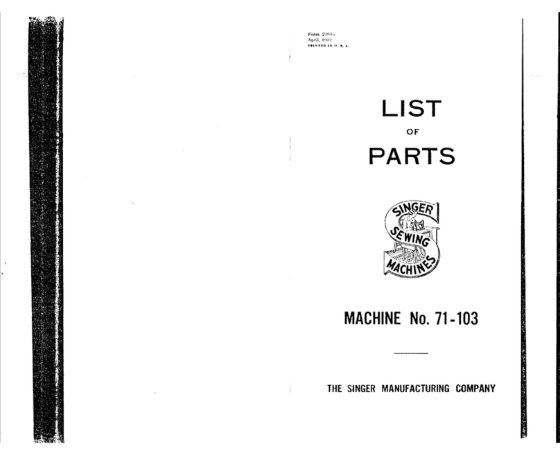 Singer 71-103 parts list