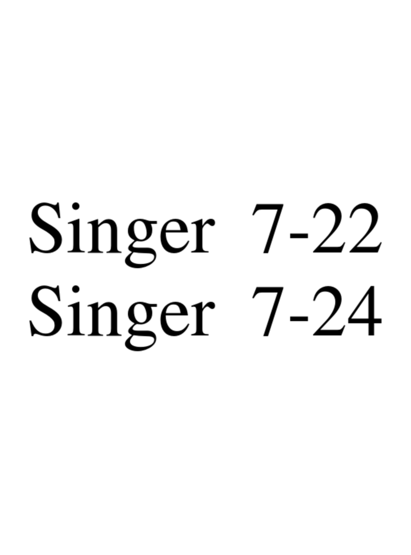 Singer 7-22 parts list