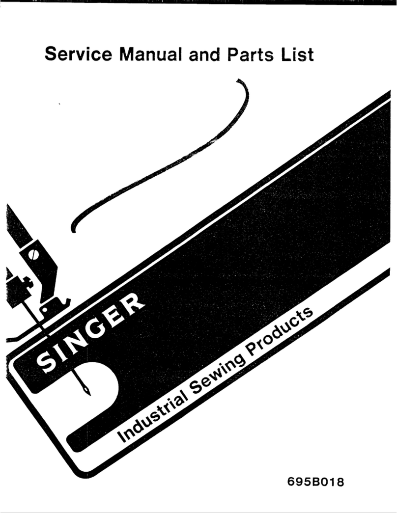 Singer 695B018SM Service manual & parts list