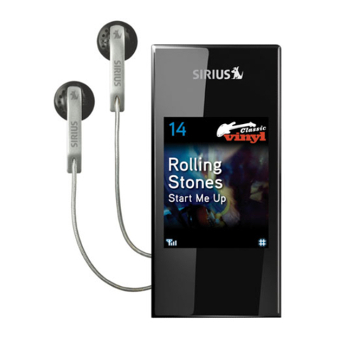 Sirius Satellite Radio SIRIUS S50 S50 user manual