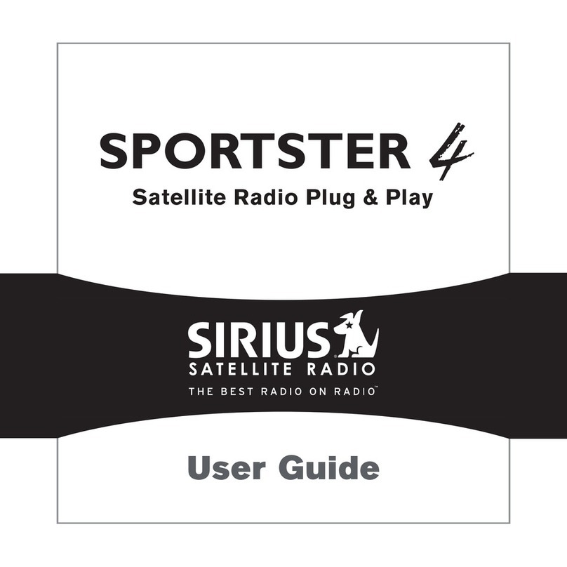 Sirius Satellite Radio Sirius Starmate 4 user guide