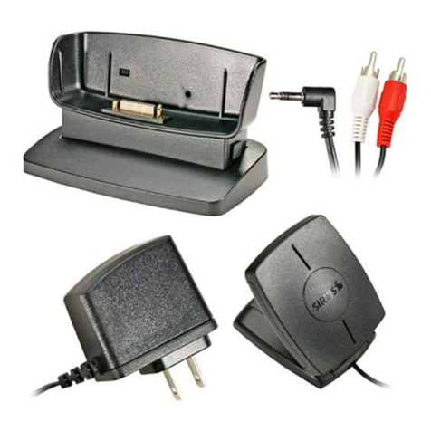 Sirius Satellite Radio SP-H2 User manual