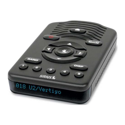 Sirius Satellite Radio SV1 SIRIUS One Manual Sirius Satellite Radio SV1 SIRIUS One Manual