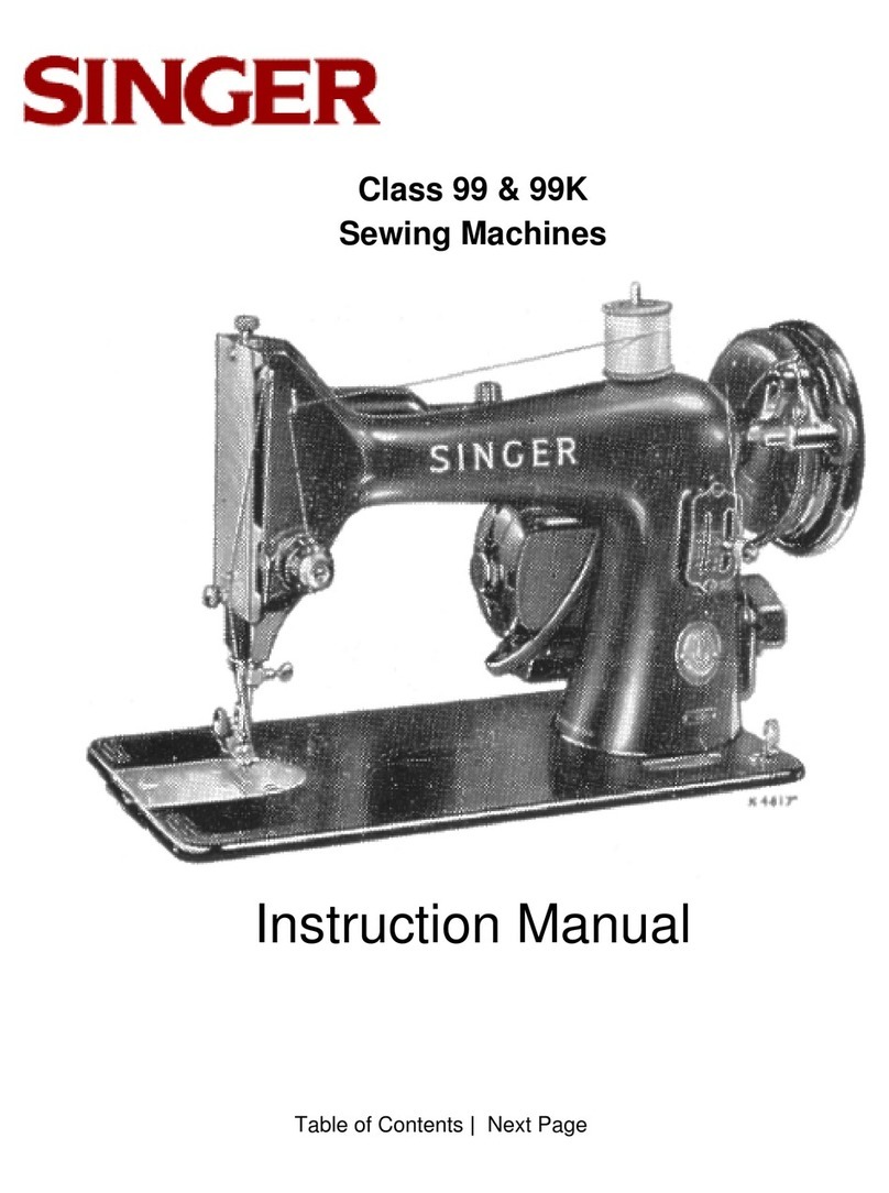 Singer CLASS 99 User manual Singer CLASS 99 User manual