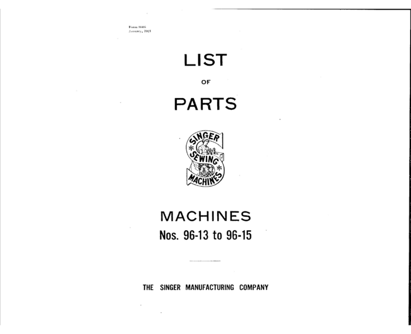 Singer 96-15 User manual