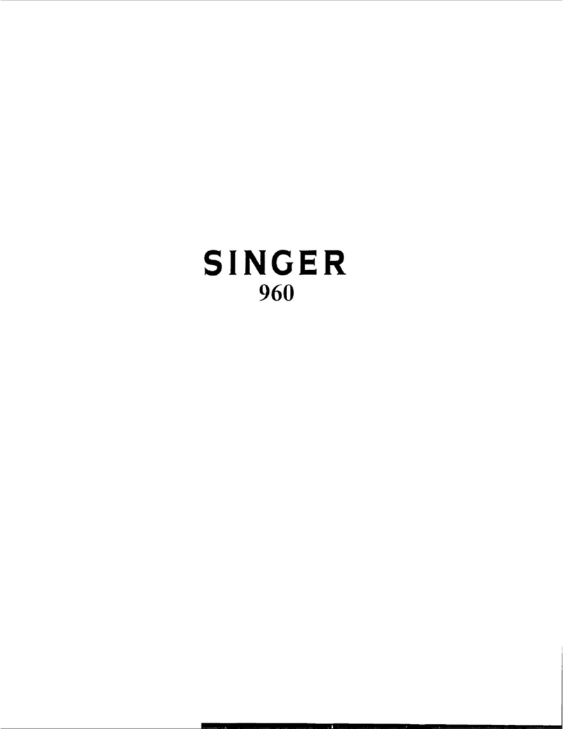 Singer 960 Series User manual