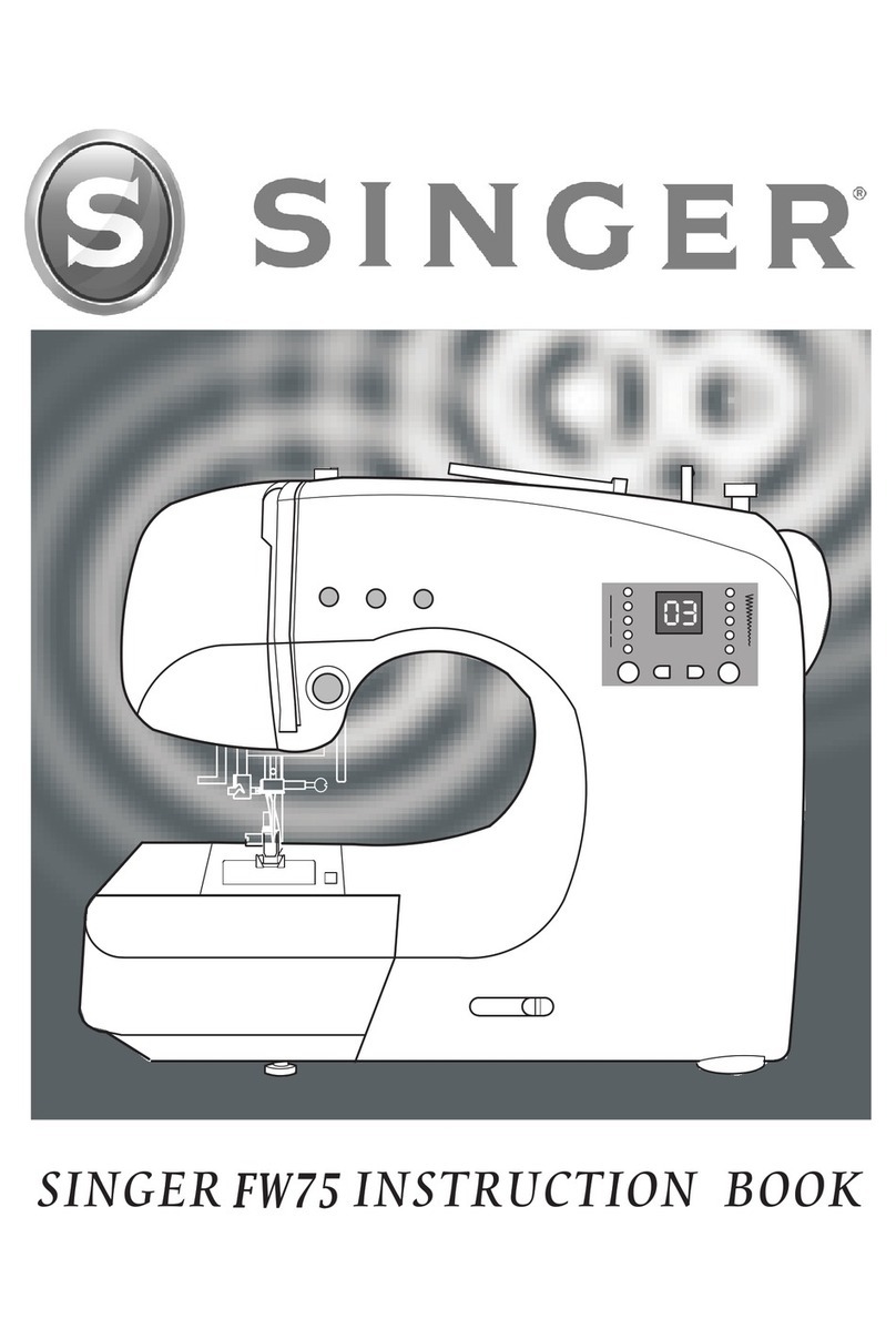 Singer FEATHERWEIGHT FW-75 Instruction book