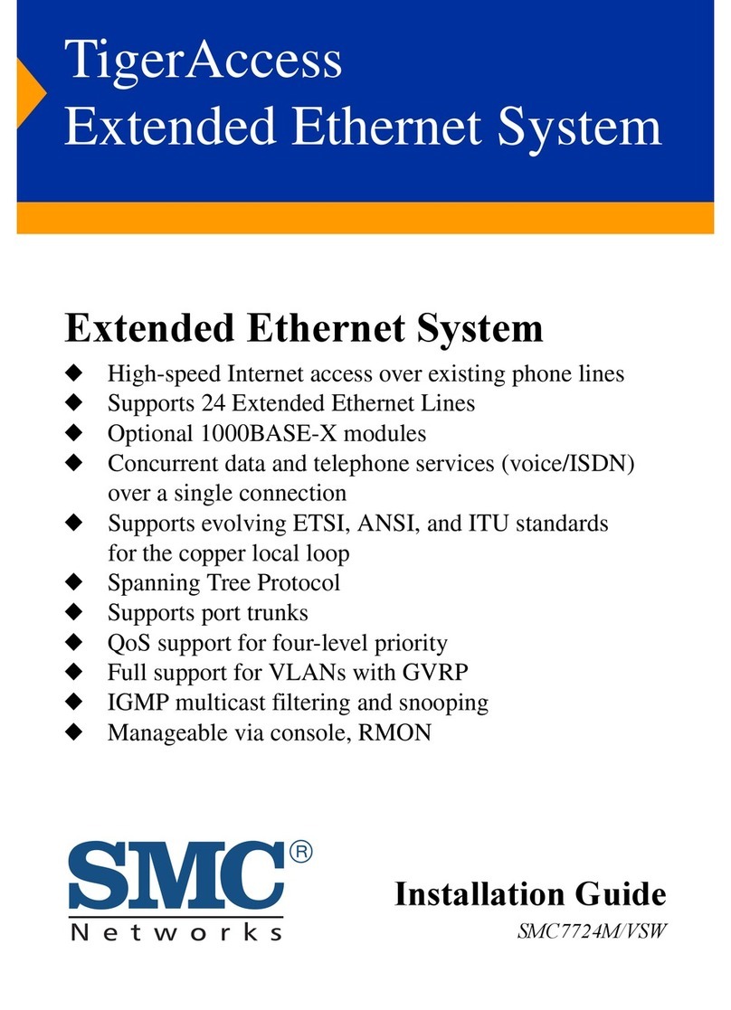 SMC Networks TigerAccess SMC7724M/VSW installation guide