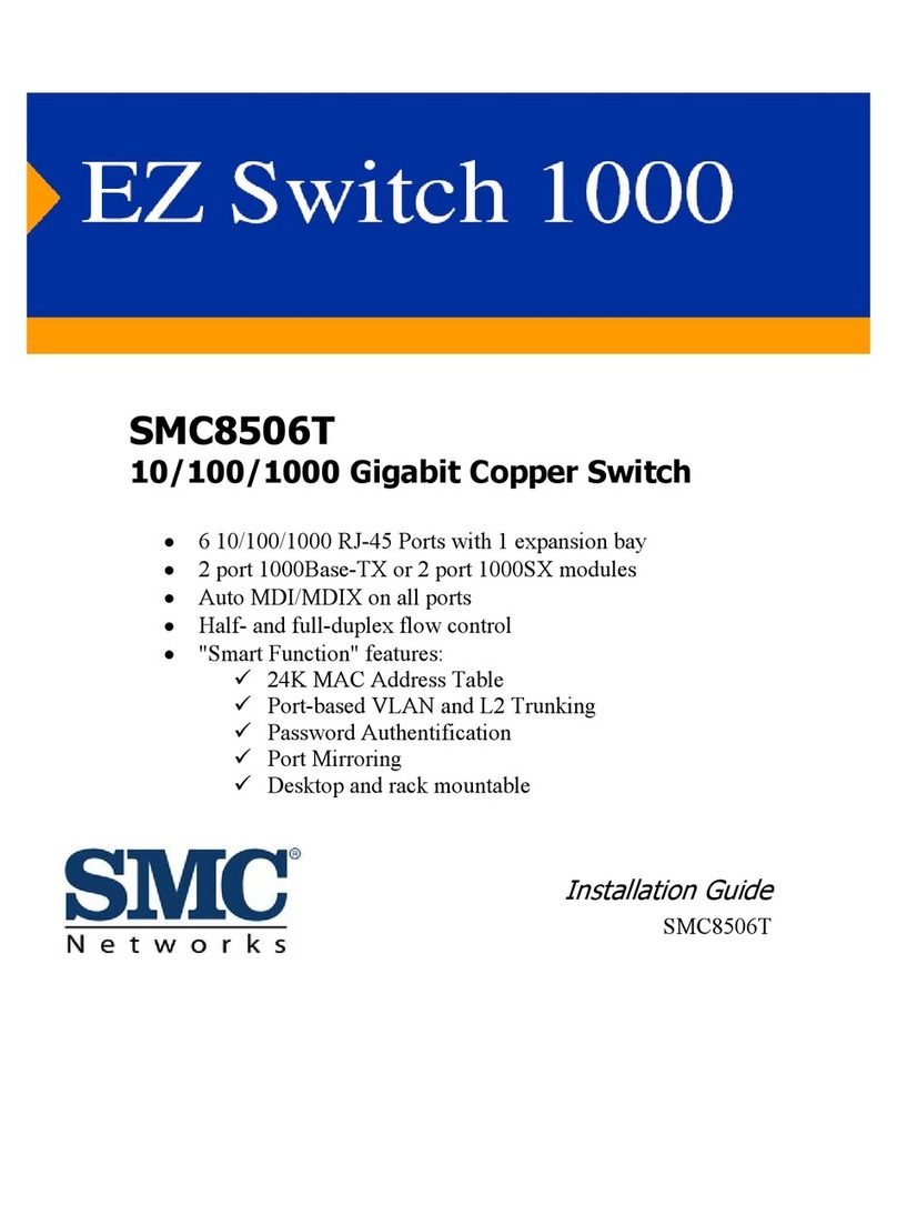 SMC Networks EZ Switch SMC8506T User manual
