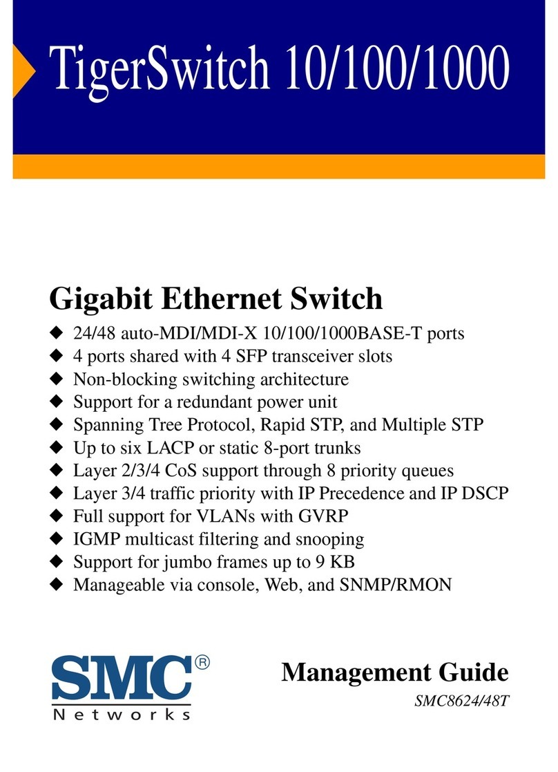 SMC Networks SMC8624/48T Programming manual