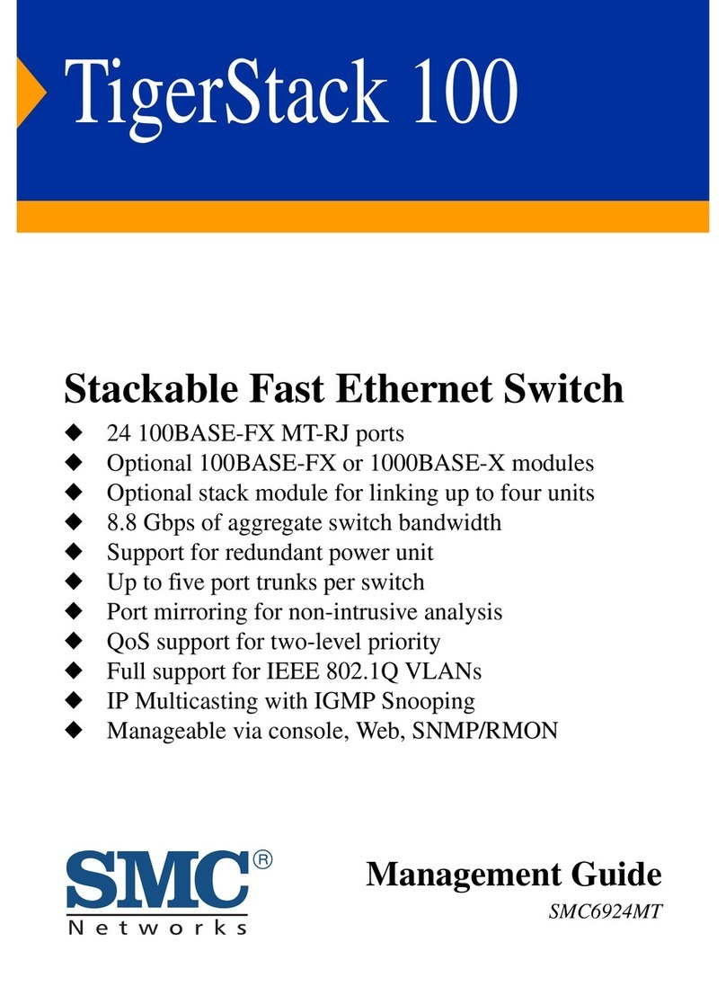 SMC Networks TigerStack 100 1000BASE-X Programming manual