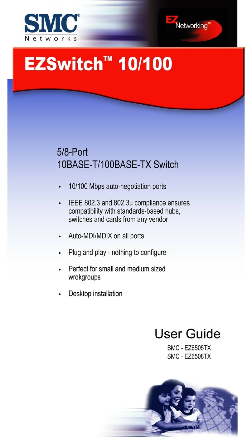 SMC Networks TIGERSWITCH 10/100 User manual