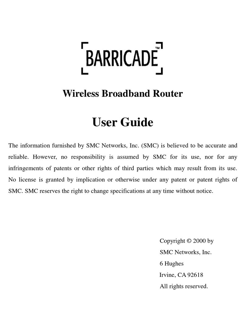 SMC Networks Wireless Broadband Router User manual