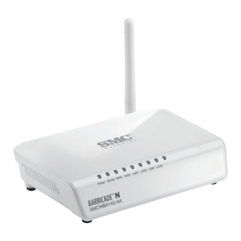 SMC Networks THE BARRICADE SMCWBR14S-N4 User manual SMC Networks THE BARRICADE SMCWBR14S-N4 User manual