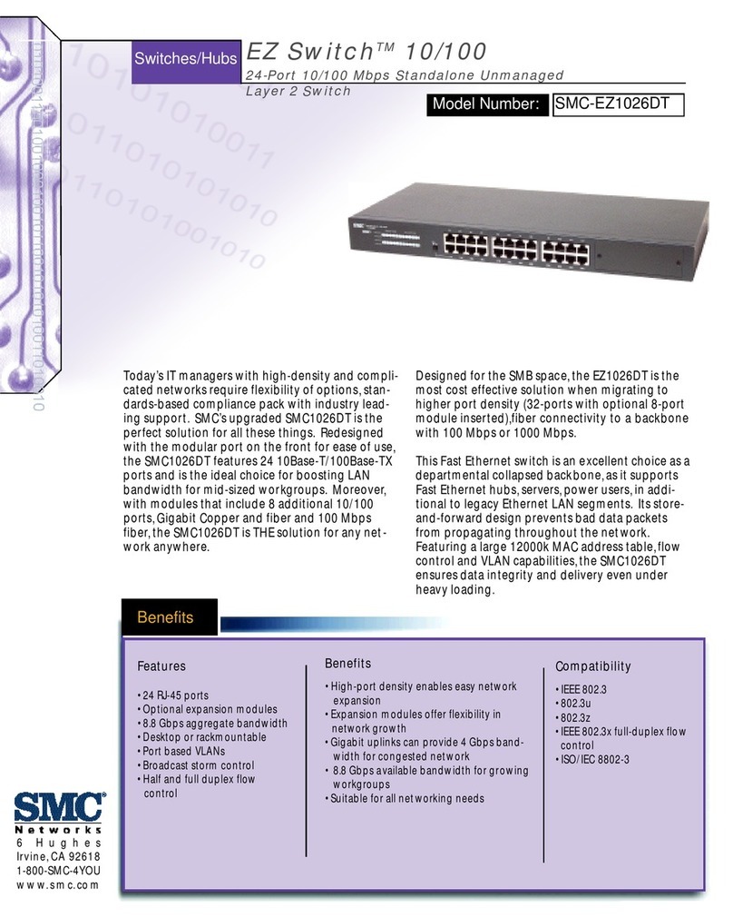 SMC Networks SMC-EZ1026DT User manual SMC Networks SMC-EZ1026DT User manual