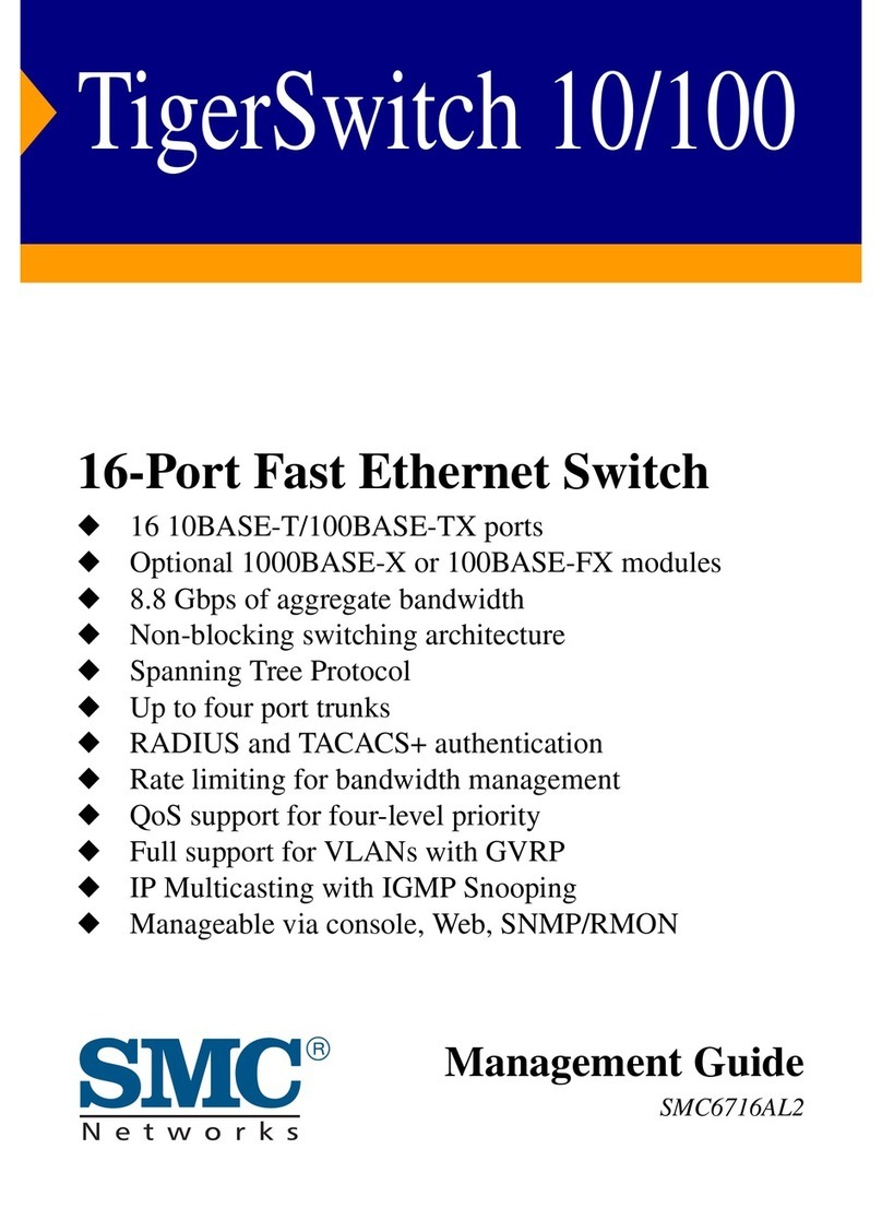 SMC Networks 100BASE-TX Management guide