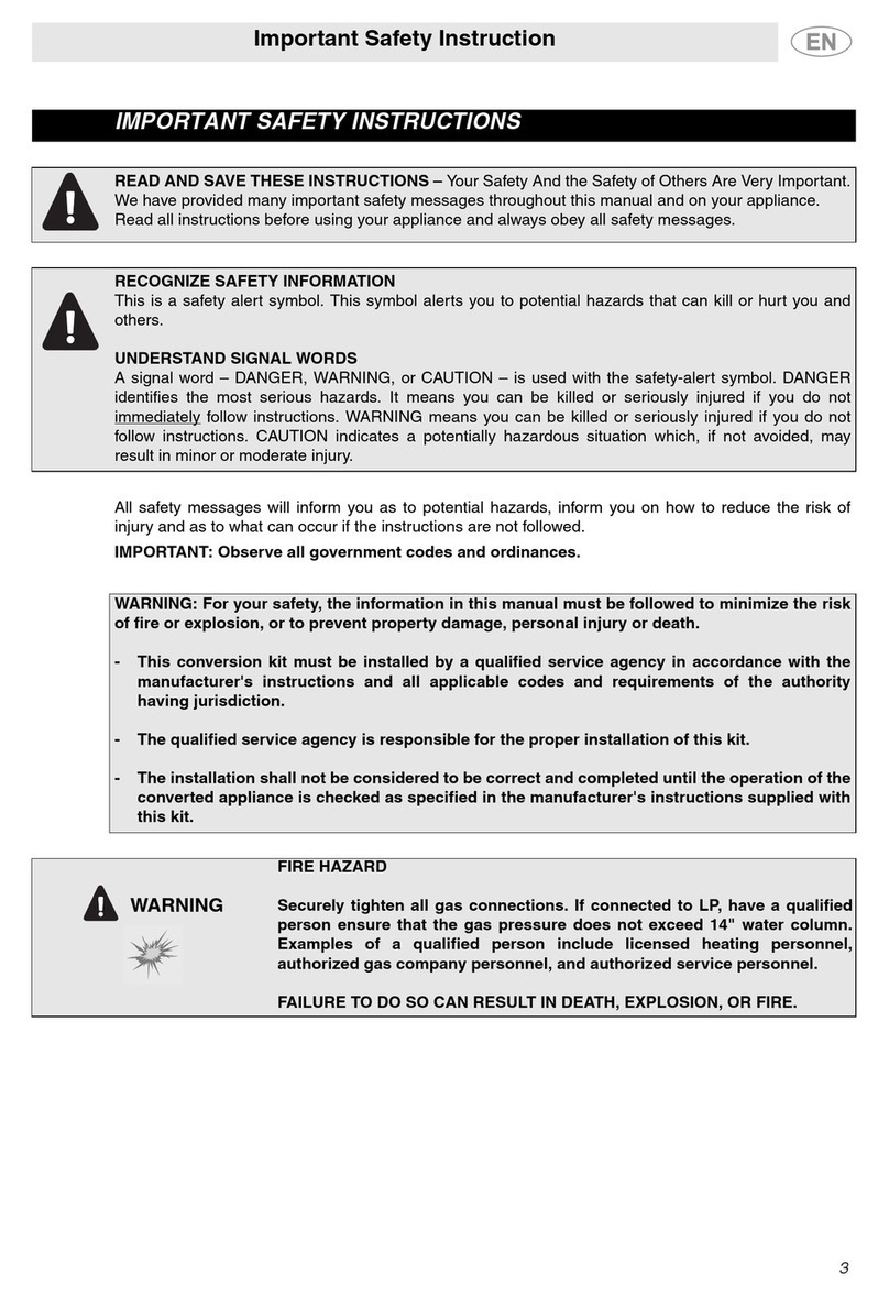 Smeg PGF75SCU3 User manual Smeg PGF75SCU3 User manual