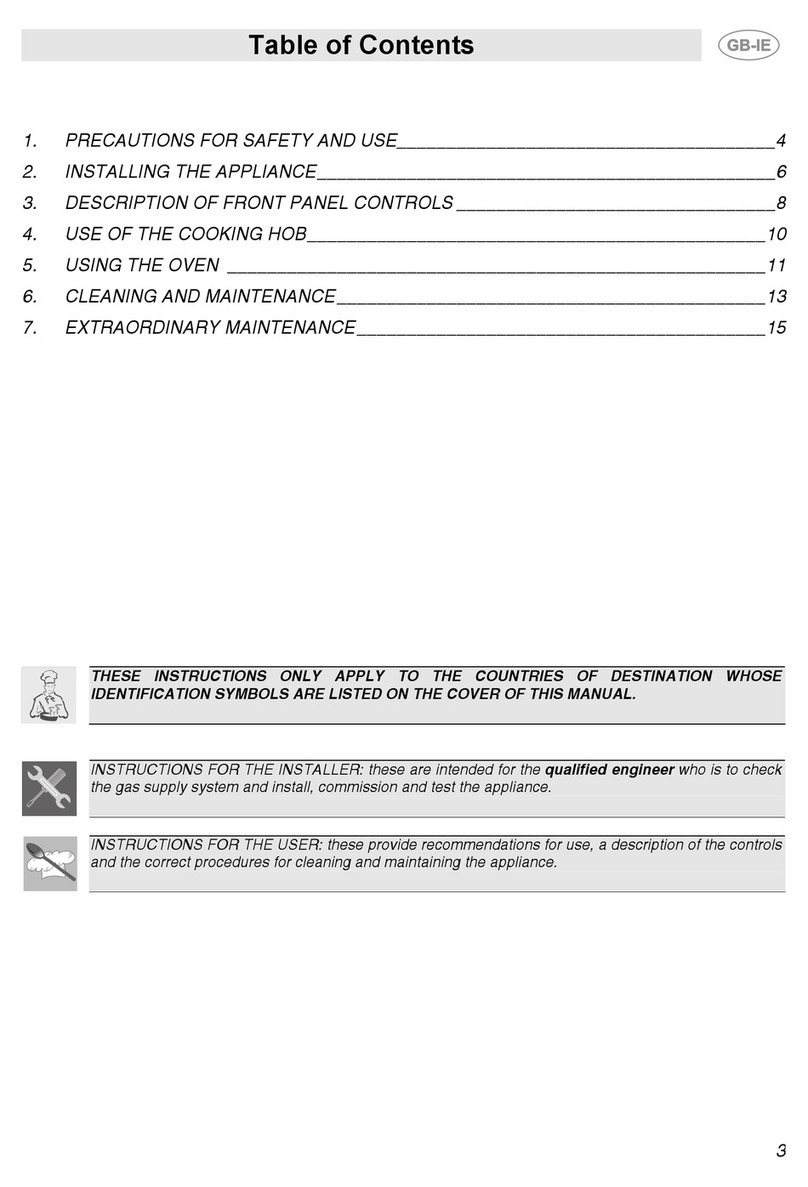 Smeg CB66CES User manual Smeg CB66CES User manual