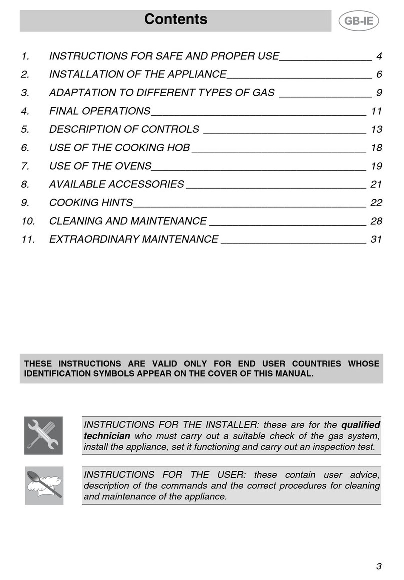 Smeg A2EA Instructions for installation and use