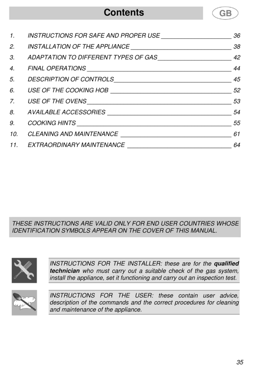 Smeg A41 User manual