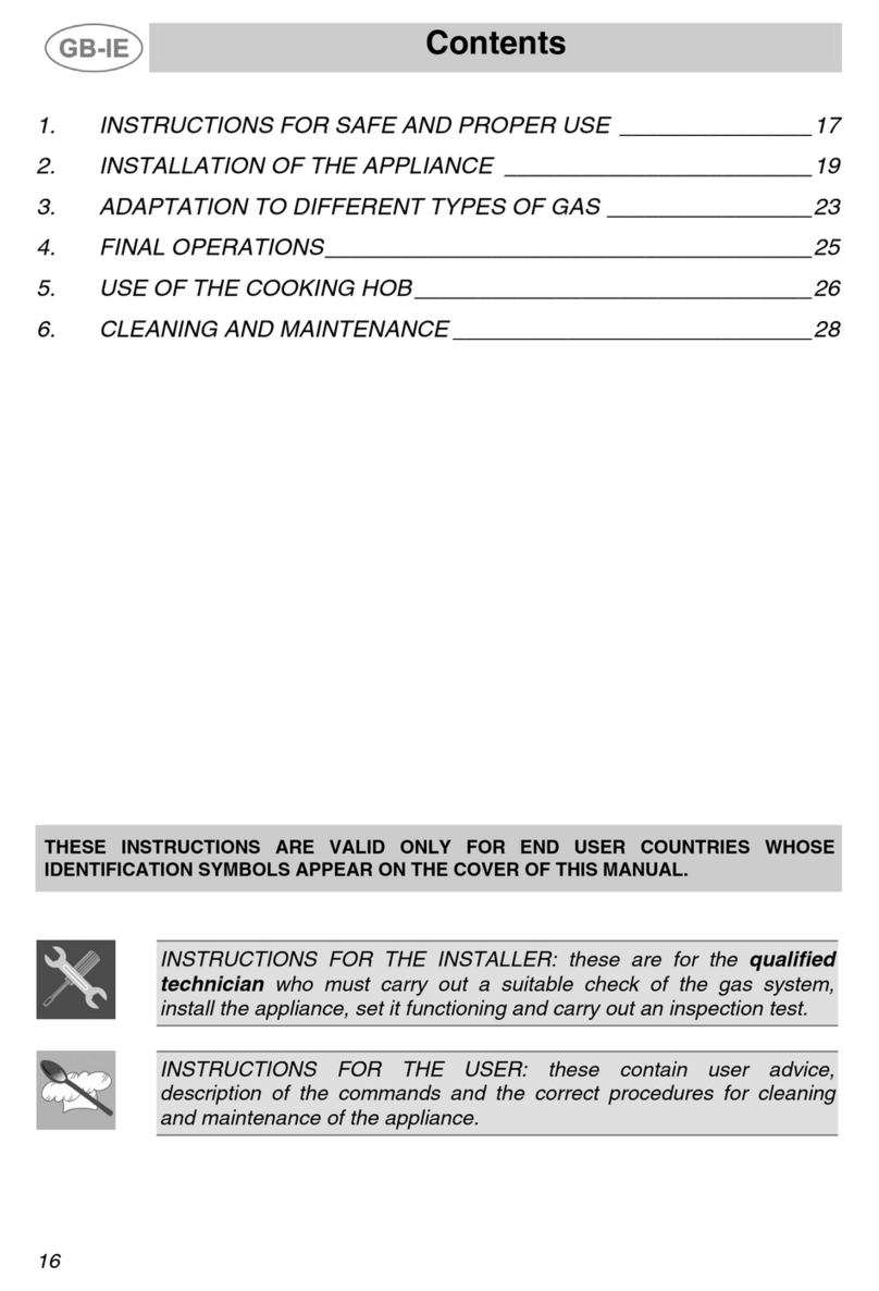 Smeg A21A0XXAA instruction manual
